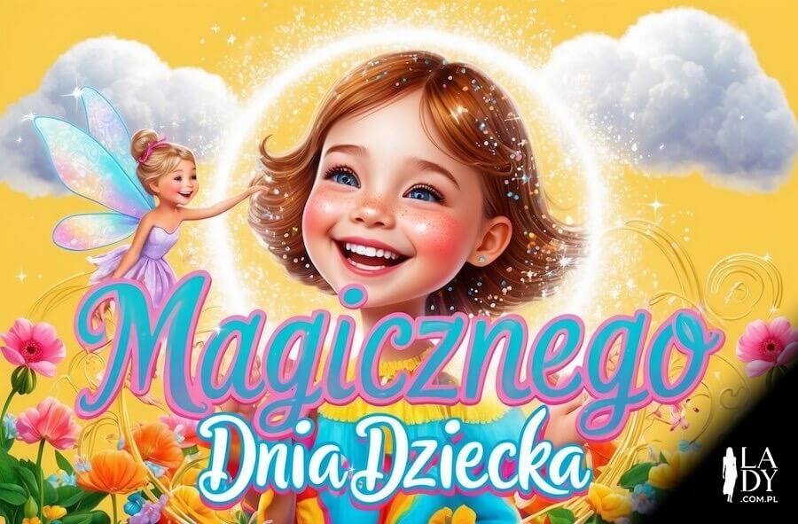 Kartka na dzień dziecka z wróżką