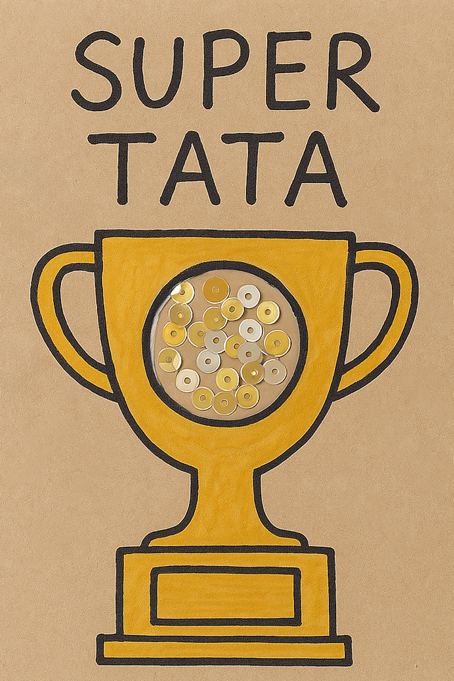 Laurka złoty puchar dla taty