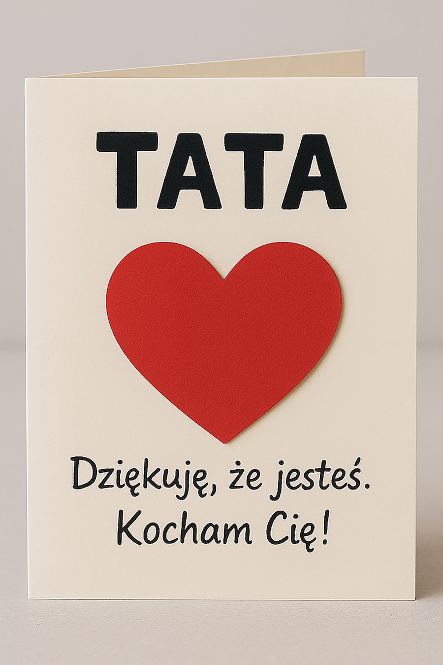 Laurka z sercem dla taty