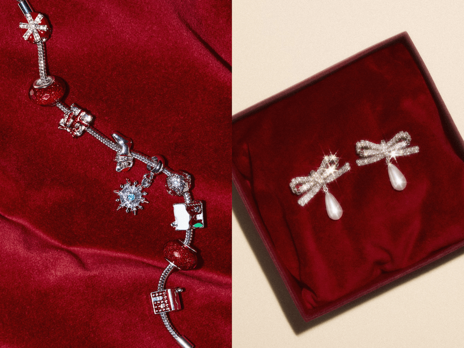 Komplet srebrnej biżuterii