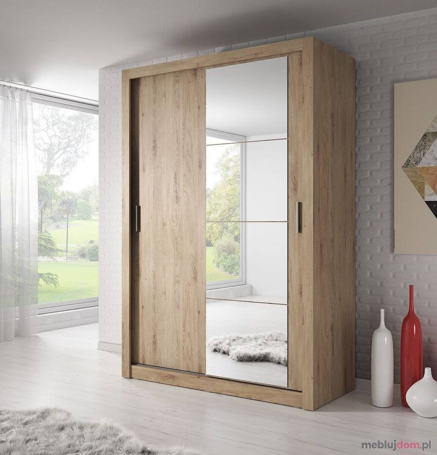 przesuwna szafa dwudrzwiowa