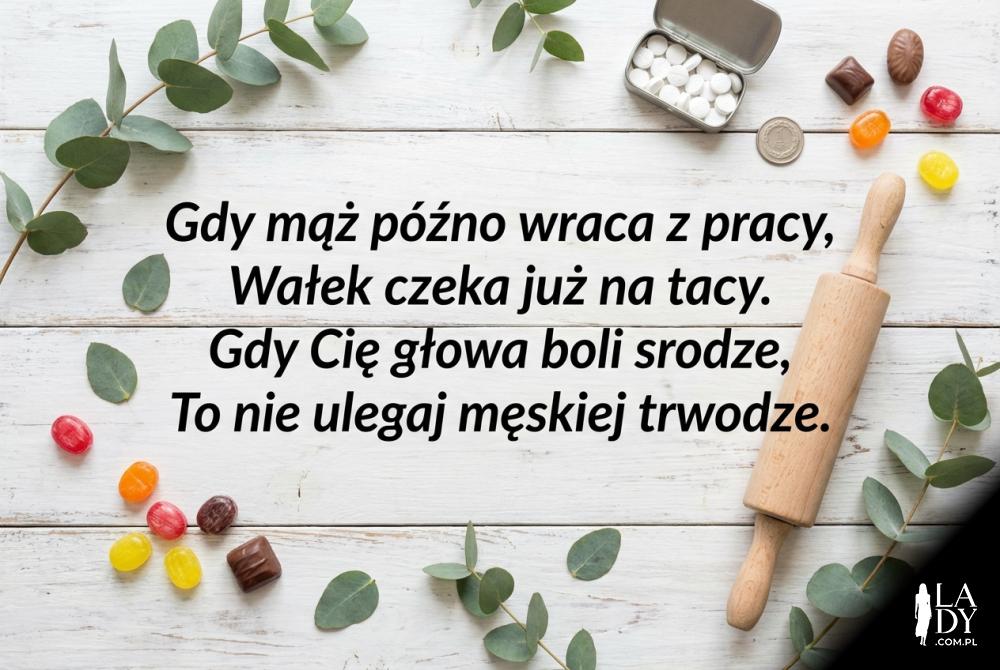 niezbędnik panny młodej z wałkiem i wierszykiem