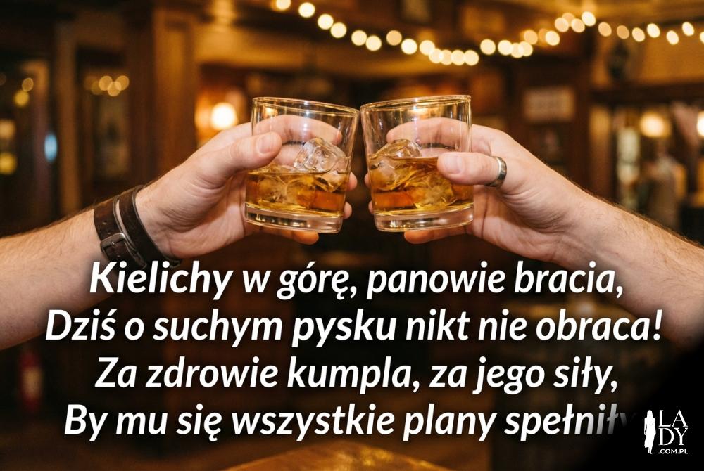 Toast urodzinowy dla kolegi z rymowanką Toast urodzinowy dla kolegi z rymowanką