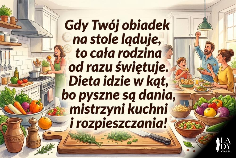 kolorowa kuchnia i zabawny wierszyk dla teściowej