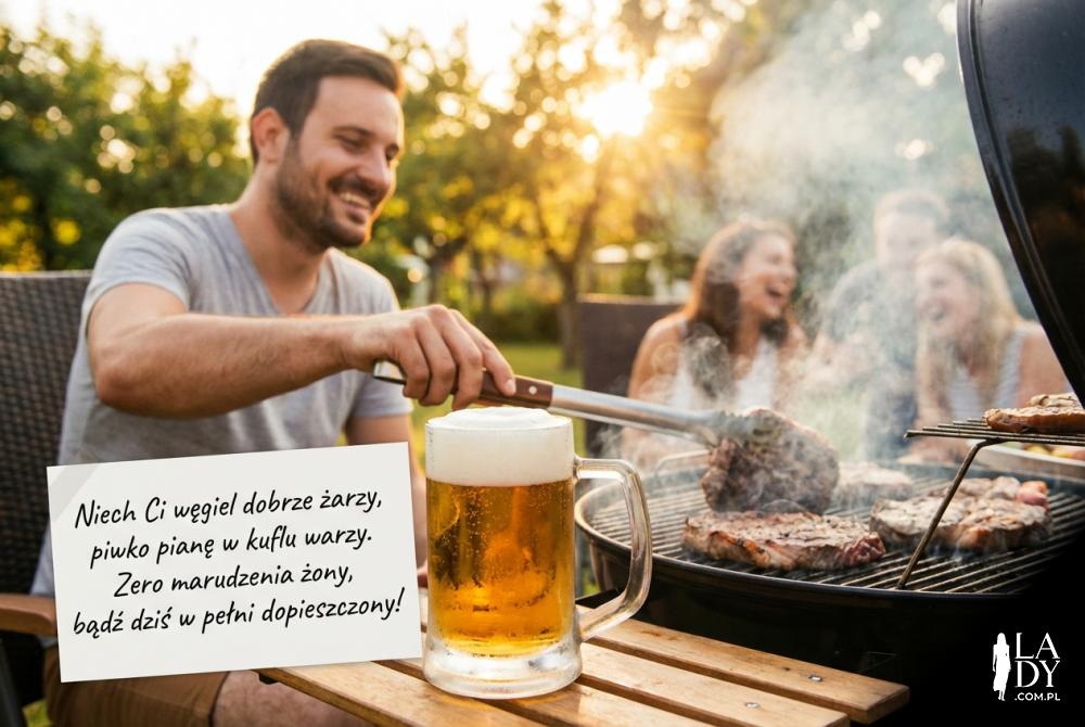 Wierszyk imieninowy o piwie i grillu
