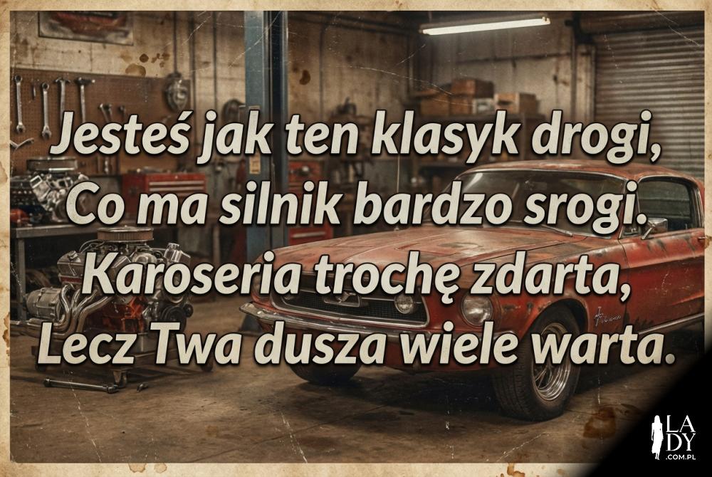 Zabawne życzenia urodzinowe dla mężczyzny motoryzacja