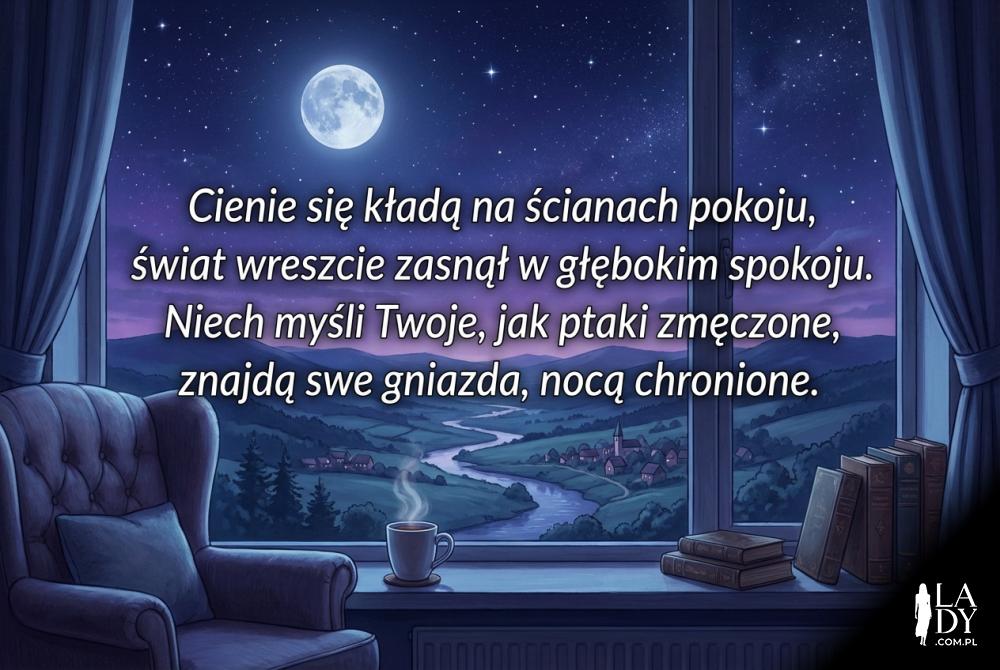 Nocne niebo i wierszyk na wtorkowy wieczór