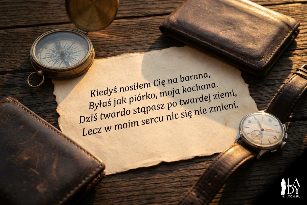 Wzruszający wiersz dla córki od taty na drewnie