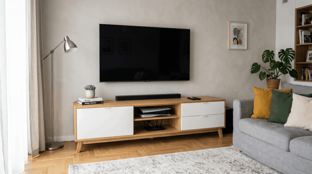 Szafka RTV pod telewizorem